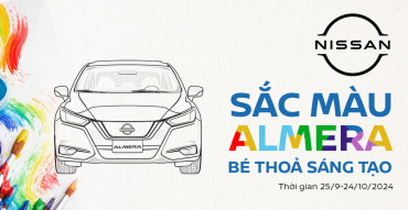 THỂ LỆ CUỘC THI "SẮC MÀU ALMERA - BÉ THỎA SÁNG TẠO"